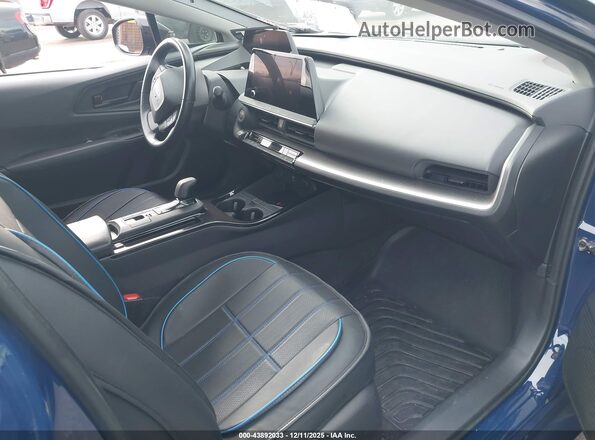 JTDACAAU2P3012825 2023 TOYOTA LE Blue Widok wnętrza z przodu
