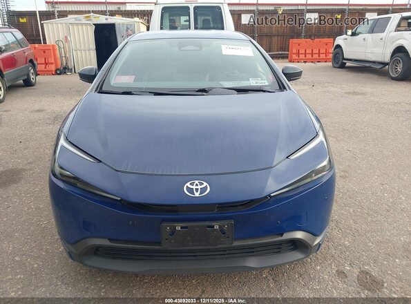 JTDACAAU2P3012825 2023 TOYOTA LE Blue Widok zestawu wskaźników