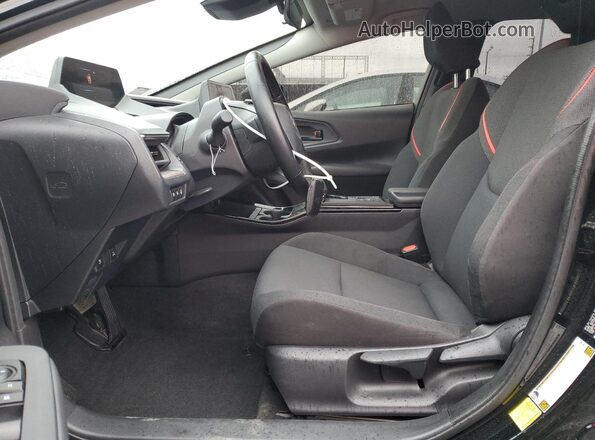 JTDACACU0R3022740 2024 TOYOTA PRIUS Black Front interior view