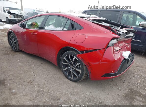 JTDACACU2R3021492 2024 TOYOTA PRIUS PRIME Red 