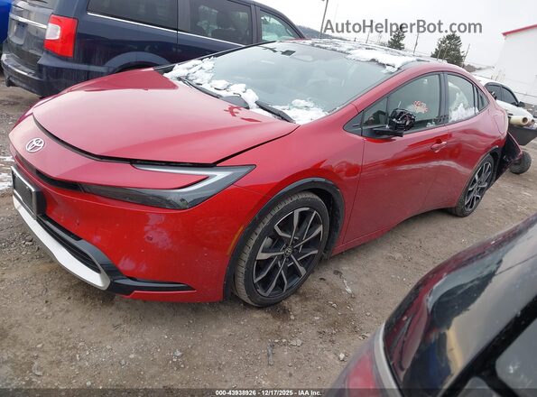 JTDACACU2R3021492 2024 TOYOTA PRIUS PRIME Red 
