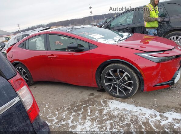 JTDACACU2R3021492 2024 TOYOTA PRIUS PRIME Red 