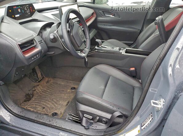 JTDACACU3R3038348 2024 TOYOTA PRIUS Gray წინა სალონის ხედი