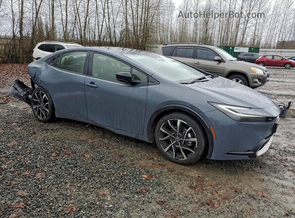 JTDACACU3R3038348 2024 TOYOTA PRIUS Gray წინა მარჯვენა