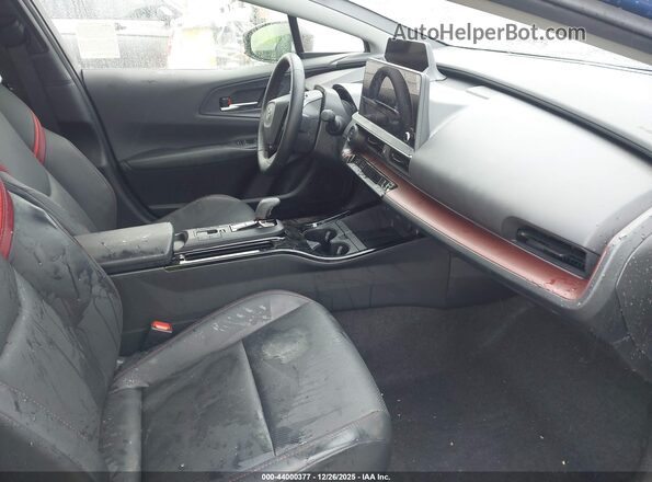 JTDACACU7R3012707 2024 TOYOTA PRIUS PRIME Blue წინა სალონის ხედი