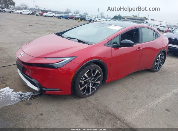 JTDACACU7R3033802 2024 TOYOTA PRIUS PRIME Red Przód lewy