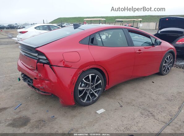 JTDACACU7R3033802 2024 TOYOTA PRIUS PRIME Red Tył prawy