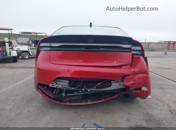 JTDACACU7R3033802 2024 TOYOTA PRIUS PRIME Red Widok z przodu