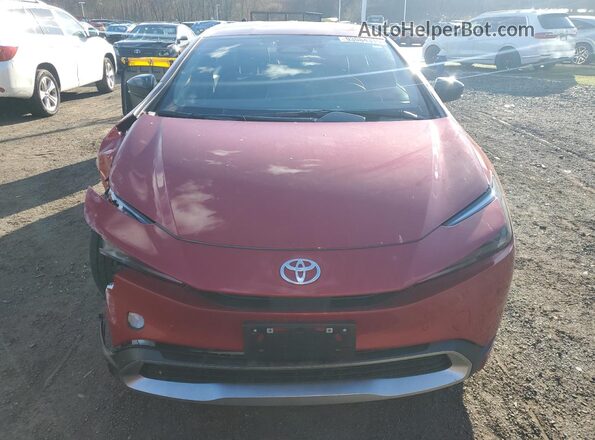 JTDACACU9R3039746 2024 TOYOTA PRIUS Red წინა ხედი