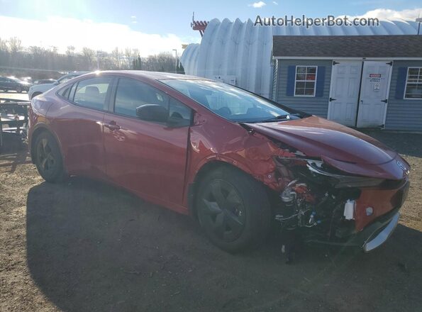 JTDACACU9R3039746 2024 TOYOTA PRIUS Red წინა მარჯვენა
