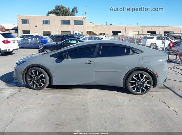 JTDACACUXR3012801 2024 TOYOTA PRIUS PRIME Gray სალონის 360-გრადუსიანი ხედი