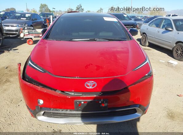 JTDACACUXT3059088 2026 TOYOTA PRIUS PLUG-IN HYBRID Красный Вид щитка приборов