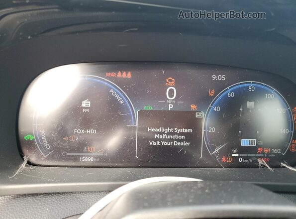 JTDAFAAF5R3007808 2024 TOYOTA CROWN Gray Вид щитка приладів