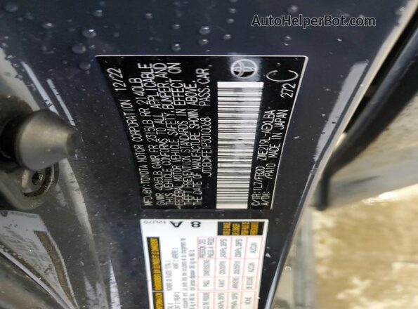 JTDBCMFE1P3010068 2023 TOYOTA LL Silver Widok komory silnika