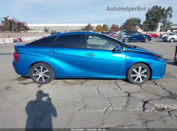 JTDBVRBD0JA004379 2018 TOYOTA MIRAI Blue Вид задньої частини салону