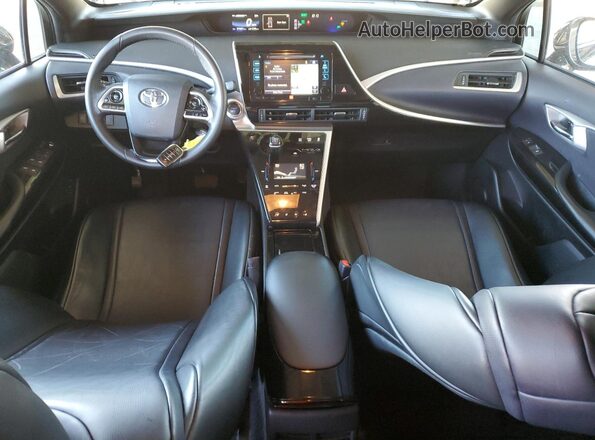 JTDBVRBD1HA001503 2017 TOYOTA MIRAI Black Dashboard view