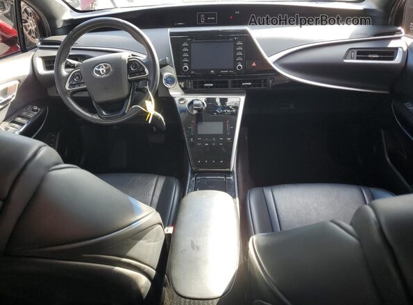 JTDBVRBD2JA004318 2018 TOYOTA MIRAI Burgundy Vista del salpicadero