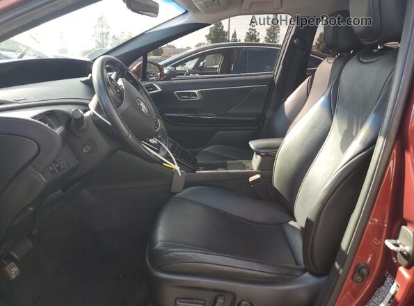 JTDBVRBD2JA004318 2018 TOYOTA MIRAI Burgundy Vista interior delantera