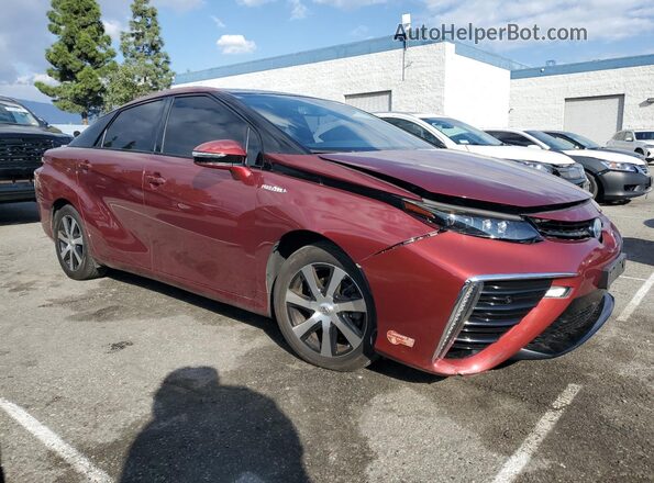 JTDBVRBD2JA004318 2018 TOYOTA MIRAI Burgundy Delantero derecho