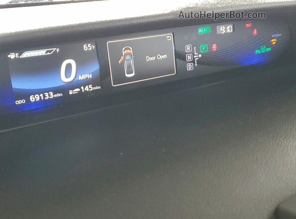JTDBVRBD3HA001552 2017 TOYOTA MIRAI White Սարքավորումների վահանակի տեսք