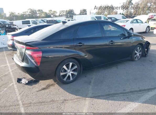 JTDBVRBD3KA007424 2019 TOYOTA MIRAI Black უკანა მარჯვენა