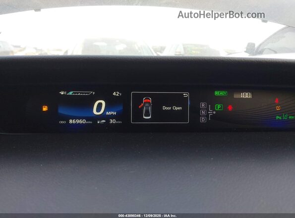 JTDBVRBD6JA004015 2018 TOYOTA MIRAI Black Հետևի նստատեղերի տեսք