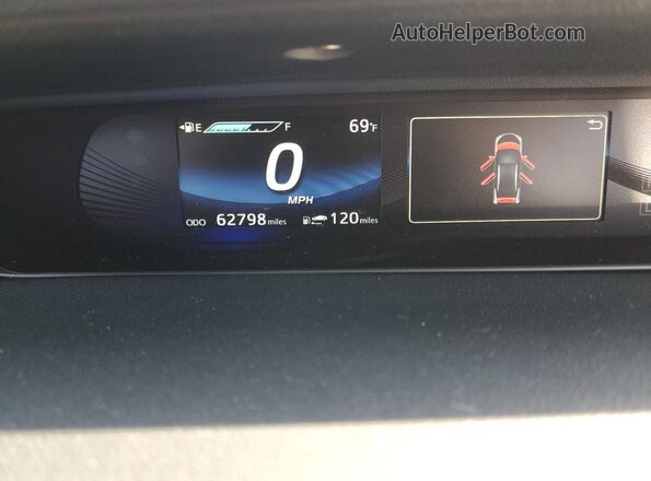 JTDBVRBD7LA008142 2020 TOYOTA MIRAI Серебряный Вид щитка приборов