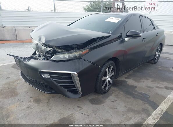 JTDBVRBD8HA001479 2017 TOYOTA MIRAI Черный Передняя левая четверть
