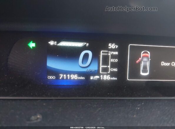 JTDBVRBD8HA001479 2017 TOYOTA MIRAI Черный Вид задних сидений