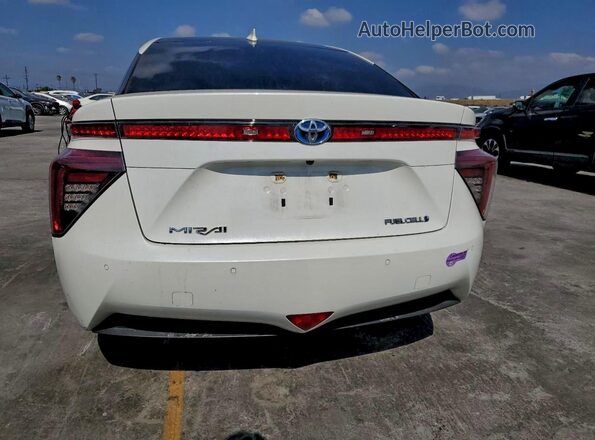 JTDBVRBDXKA006173 2019 TOYOTA MIRAI White Հետևի տեսք
