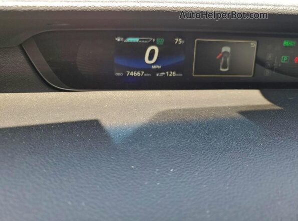 JTDBVRBDXKA006173 2019 TOYOTA MIRAI White Սարքավորումների վահանակի տեսք