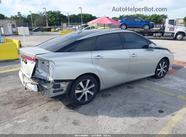 JTDBVRBDXKA007713 2019 TOYOTA MIRAI Silver Հետևի աջ