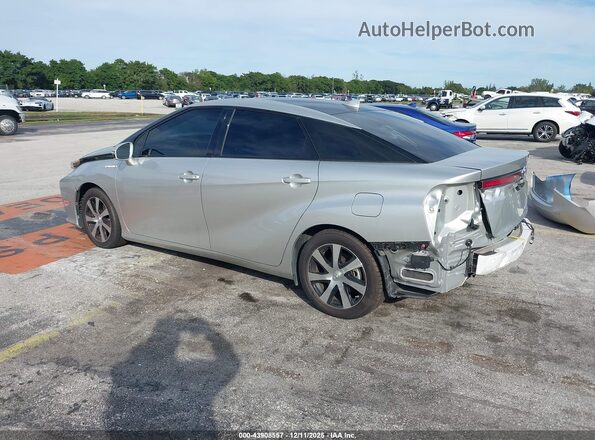JTDBVRBDXKA007713 2019 TOYOTA MIRAI Silver Հետևի ձախ