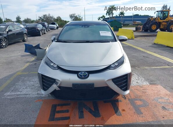 JTDBVRBDXKA007713 2019 TOYOTA MIRAI Silver Սալոնի հետևի տեսք