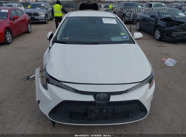JTDEPRAE1LJ041591 2020 TOYOTA LL White Սարքավորումների վահանակի տեսք