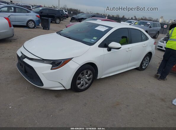 JTDEPRAE1LJ041591 2020 TOYOTA LL White Առջևի ձախ երեք քառորդ տեսարան