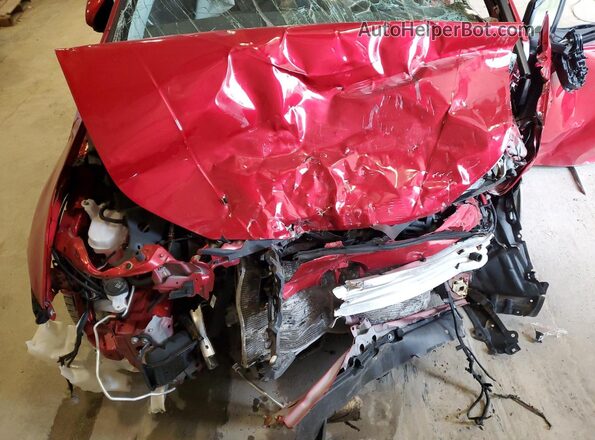 JTDKAMFU1M3138075 2021 TOYOTA PRIUS Красный Вид задней части салона