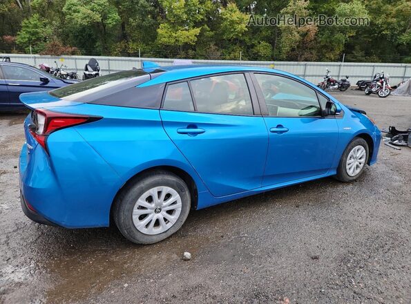 JTDKAMFU2M3142426 2021 TOYOTA PRIUS Blue უკანა მარჯვენა
