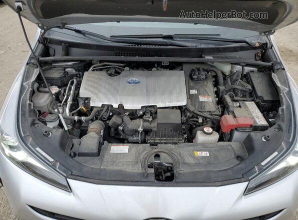 JTDKAMFU2N3177114 2022 TOYOTA PRIUS Silver Rear interior view