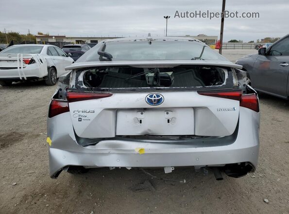 JTDKAMFU2N3177114 2022 TOYOTA PRIUS Silver Rear view