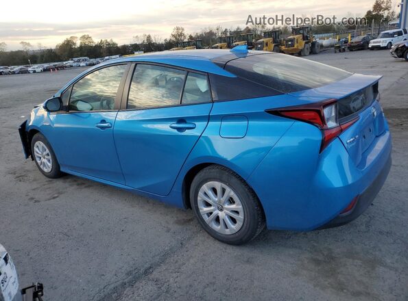 JTDKAMFU3N3164386 2022 TOYOTA PRIUS Blue უკანა მარცხენა