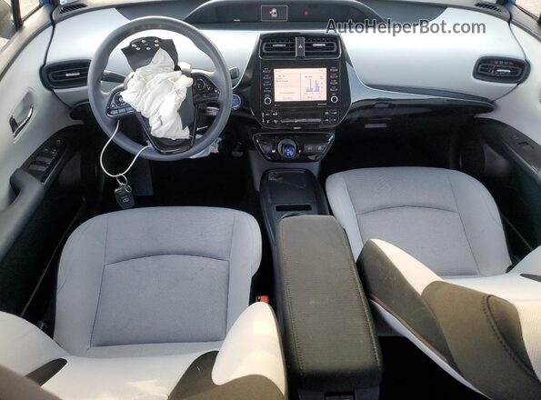 JTDKAMFU3N3164386 2022 TOYOTA PRIUS Blue წინა პანელის ხედი
