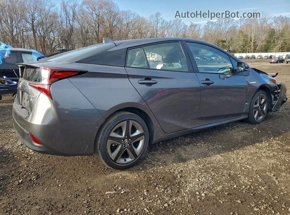 JTDKAMFU4M3134666 2021 TOYOTA PRIUS Gray უკანა მარჯვენა