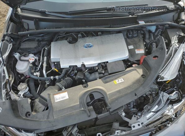JTDKAMFU4M3134666 2021 TOYOTA PRIUS Gray უკანა სალონის ხედი