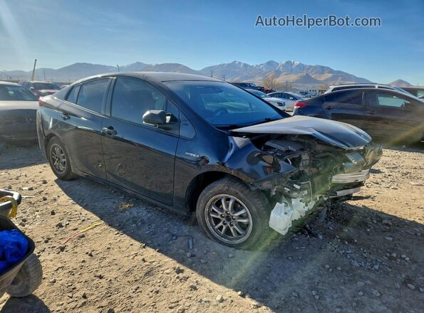 JTDKAMFU5M3148432 2021 TOYOTA PRIUS Black Առջևի աջ