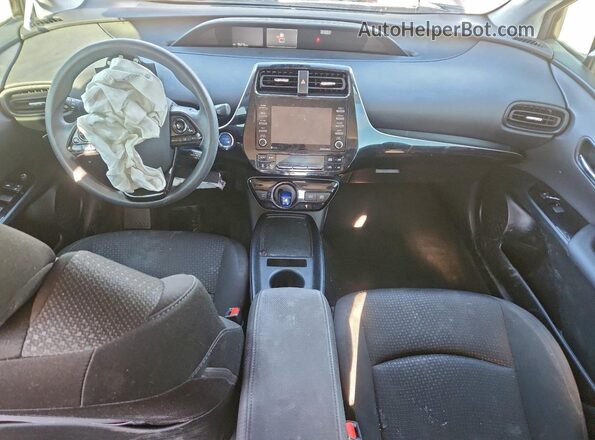 JTDKAMFU5M3148432 2021 TOYOTA PRIUS Black Առջևի վահանակի տեսք