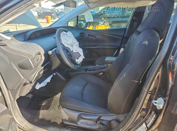 JTDKAMFU5M3148432 2021 TOYOTA PRIUS Black Սալոնի դիմացի տեսք