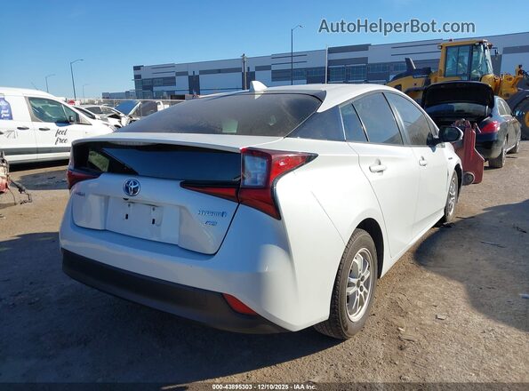 JTDKAMFU5N3162039 2022 TOYOTA PRIUS White Trasero derecho