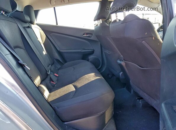 JTDKAMFU6N3176452 2022 TOYOTA PRIUS Silver უკანა სავარძლების ხედი