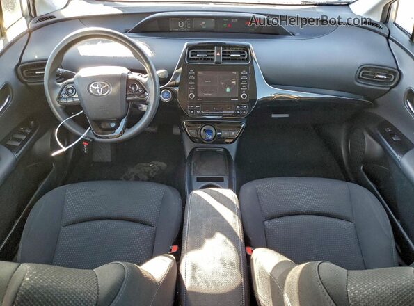 JTDKAMFU6N3176452 2022 TOYOTA PRIUS Silver წინა პანელის ხედი